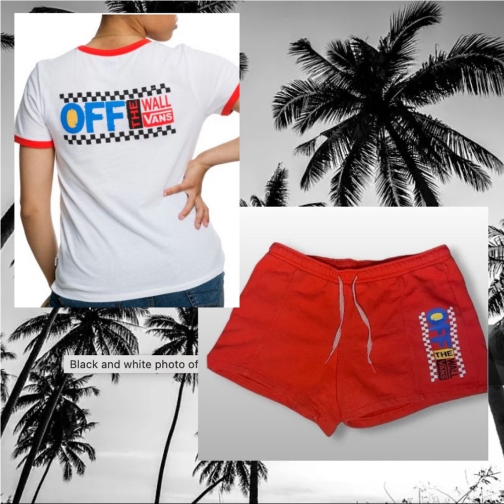 Vans Off The Wall T-Shirt and Shorts Set